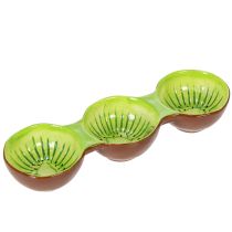 Artikel Keramikschale Kiwi Motiv Sommerdeko für stilvolles Servieren Tapas und Snacks 30cm