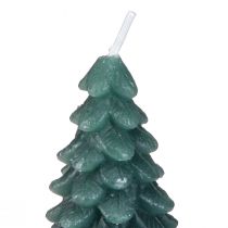 Artikel Teelichter Weihnachten Tannenbaum Grün Beschneit 6,5cm 8St