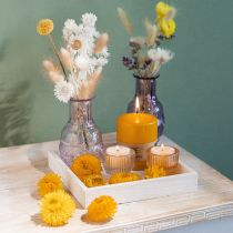 Artikel Teelichtglas Teelichthalter getönt Glas Ø5,5cm H5cm 2St