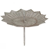 Artikel Kerzenhalter zum Stecken Stumpenkerzen Silbern Ø11cm 4St