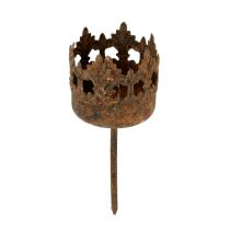 Artikel Teelichthalter zum Stecken Rost Ø3,8cm H10,5cm 4St