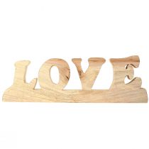 Artikel Tischdeko Holz Aufsteller „Love“ Weidenholz Natur 60×19cm