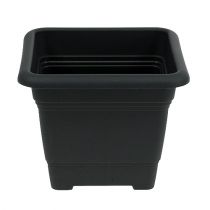 Artikel Topf „Nora“ 23cm x 23cm H18,5cm Anthrazit 1 St