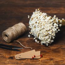 Artikel Trockenblumenstrauß zarte Blüten für natürliche Wohnraumdekoration 44cm