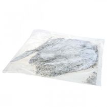 Artikel Trockenpflanzen Deko Palmfasern Weiß Gewaschen 250g