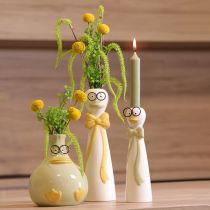 Artikel Vase Ente mit niedlichem Design für lustige Tischdekoration 24cm 2St