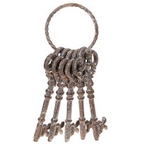 Artikel Vintage Schlüssel Deko Schlüsselbund Rost Metall H20,5cm