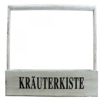 Artikel Vintage Blumenkasten Holz Kräuterkasten 36×12×38cm