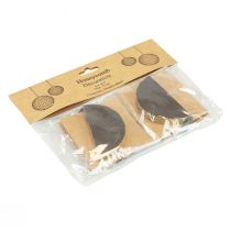 Artikel Wabenbälle Wabenkugeln Weihnachten Schwarz Gold Ø8cm 4St