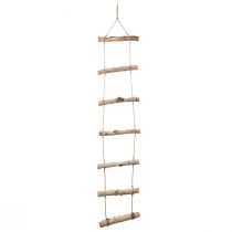 Artikel Wanddeko Weihnachten mit Micro LED Lichterkette, kleinen Holz-Schneeflocken und beschneiten Ästen H150cm