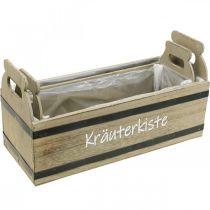 Artikel Kräuterkiste als Set aus Holz 41x21x17/36,5x19x13cm