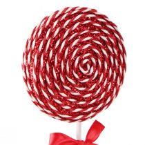 Artikel Weihnachtsdeko Rot Weiß Lolly Schaumstoff Lollipop H36cm 2St