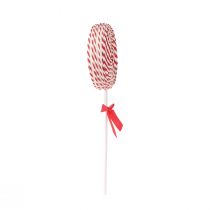 Artikel Weihnachtsdeko Rot Weiß Lolly Schaumstoff Lollipop H36cm 2St