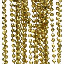 Artikel Weihnachtsgirlande Christbaumschmuck Kette Perlen Gold 9m