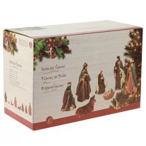 Artikel Weihnachtskrippe Figuren Set Handbemalt Polyresin 8-20cm 8 St