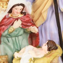 Artikel Weihnachtskrippe mit Figuren Krippe Weihnachten 15,5×7×20cm