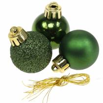 Artikel Christbaumschmuck Weihnachtskugel Grün 3cm 14 St