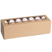 Artikel Weihnachtskugeln Glas Weiß Matt Emaille Ø4cm 24 St