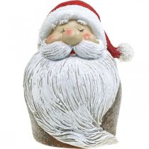 Artikel Weihnachtsmann Figur Santa Claus Rot, Weiß Polyresin 15cm