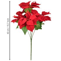 Artikel Weihnachtsstern Rot Künstliche Pflanze 5 Blüten 40cm