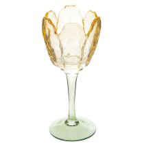 Artikel Teelichthalter Tulpe Blütenmotiv Dekoration für romantische Stimmung und elegantes Ambiente 20cm