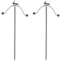 Artikel Windspiel Ameise Deko Gartenstecker Metall 66cm 2St