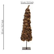 Artikel Zapfenbaum Weihnachtsbaum Zapfen Deko Natur 14×50cm