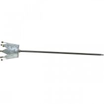 Artikel Teelichthalter Krone zum Stecken Zink Ø9,5cm H50cm