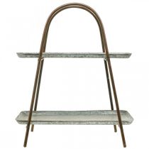 Artikel Etagere Vintage Deko Tablett Tischregal Metall H47cm