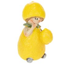Artikel Zitronenkind Figuren Süße Tischdeko für Sommer im Vintage Stil Wohnräume und Balkon 9cm 3St
