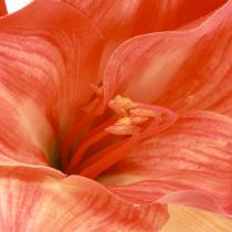 Artikel Amaryllis Deko Blumen in Orange Künstlich L55cm 2St