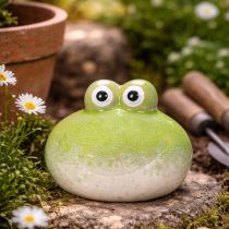 Artikel Deko Frosch Tierfigur aus Keramik für Wohnzimmer Deko und Schreibtischgestaltung 10cm 2St