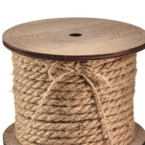Artikel Dicke Jutekordel auf Holzspule Dekokordel Ø6mm 18m