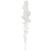 Artikel Eiszapfen Baumschmuck mit Glitzer Winterdeko 17,5cm 4 St