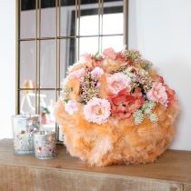 Artikel Federn Orange zum Basteln Frühling Ostern 5-10cm 20g