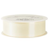 Artikel Geschenkband und Dekoband Taftband Creme 40mm 50m