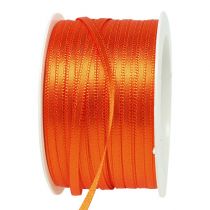 Artikel Satinband Geschenkband Dekoband Orange 3mm × 50m