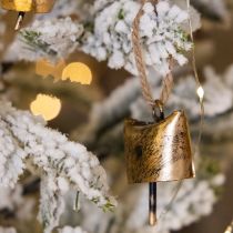 Artikel Glocken Christbaumschmuck Metall Vintage Gold 5cm 8 St