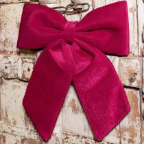 Artikel Große Schleife Samt Weihnachtsschleife Outdoor Rot 48×52cm