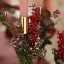 Artikel Hoher Stabkerzenhalter Gold Metall Kerzenhalter 27,5cm 4 St