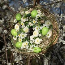 Artikel Hühnereier 5,5cm - 7cm Grün 10 St