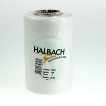 Artikel Kranzband Weiß 150mm 25m