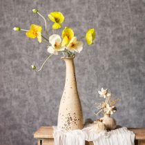 Artikel Künstliche Mohnblumen Deko für Wohnräume und Büro 95cm