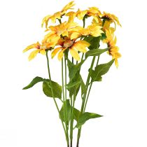 Artikel Künstliche Sonnenblumen Deko Blumen Gelb 79cm 3St