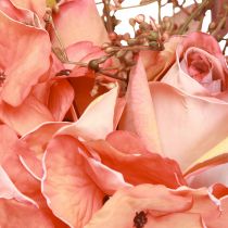 Artikel Kunstblumenstrauß Hortensie Rose Eukalyptus L33cm