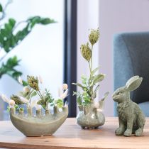 Artikel Maritime Deko Vase Korallen Design Hellgrün Ø14,5cm H14cm