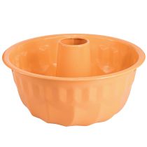 Artikel Metall Deko Backform Gugelhupf Orange Ø23cm H12cm