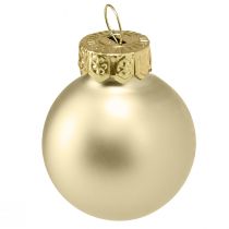 Artikel Mini Christbaumkugeln Glas Pearl Baumkugeln Ø2,5cm 22 St