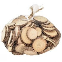 Artikel Mini Holzscheiben Deko Baumscheiben Natur Ø3-6cm 600g