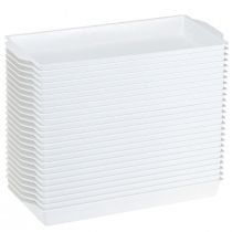 Artikel OASIS® Steckschale Weiß Sandwich Schale 23×11×2,5cm 25 St